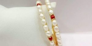 Ladies Pearl Bangles