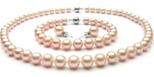 Pink Pearl Strand Set