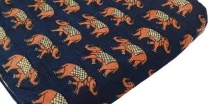 Printed Cotton Slub Fabric