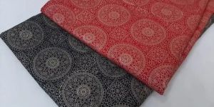 Rayon Foil Printed Fabric