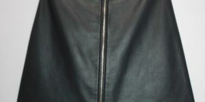 Ladies Black Leather Skirt