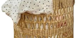 Straw Laundry Basket