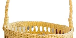 Straw Round Basket