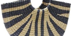 Straw Striped Bags