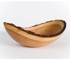 Wooden Oval Bowl