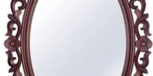 Wooden Oval Mirror Frame