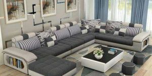 U Shape Sofa Set