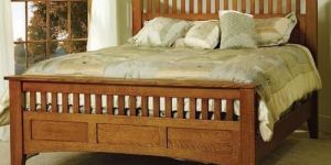 Oak Wood Bed