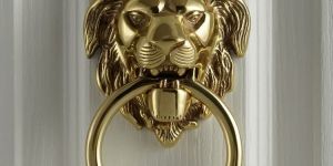 Brass Door Knocker Lion