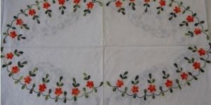 Hand Embroidered Table Cover