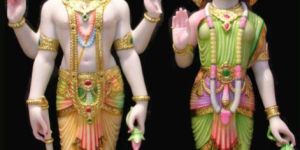 Marble Laxmi Narayan Statue