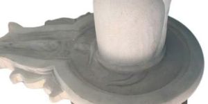 White Marble Shivling Statue