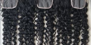 4x4 HD Natural Curly Human Hair Closure