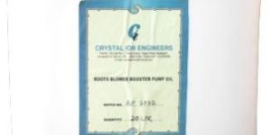 Root Booster Pump Oil