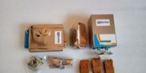 NAVKAR Electronic Door Lock with 24V Supply & Remote Kit & 3 Remotes