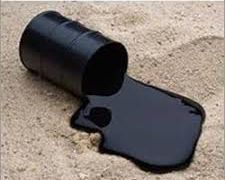 Waste Black Engine Oil