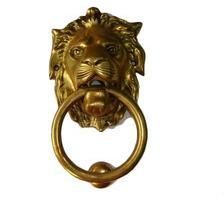 Brass Lion Door Knocker