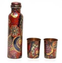 Copper Printed Water Bottle