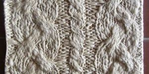 Hand Knit Cushion Cover