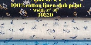 Cotton Linen Shirting Fabric