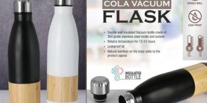 Bamboo Vacuum Flask