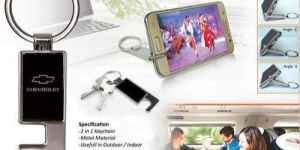 Mobile Holder Metal Keychain