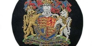 Bullion Embroidered Badge