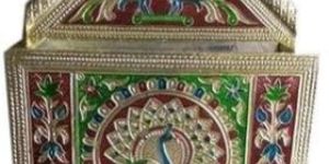 Meenakari Wooden Key Holder