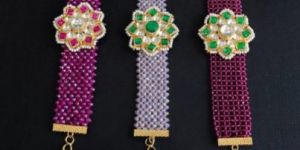 Ahmedabadi Kundan Bracelets