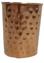 Hammered Copper Glass