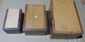 Set of 3 Wooden Box
