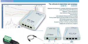 temperature data logger -PT-104 Platinum Resistance Data Logger