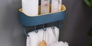 4 Hook Wall Mounted Bathroom Towel Rack