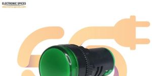 12V to 220V 20mA DC and AC Flush Panel Mount LED Indicator Light Green Color