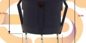 QY602-101 10A 125V AC 3 pin SPST red color round plastic rocker switch with indicator