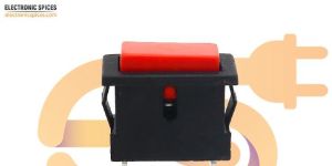 SPST Momentary Heavy Duty Rectangle Shape Push Button Switch