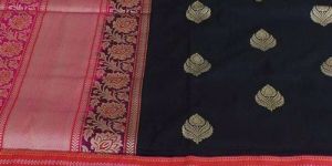 Printed Katan Silk Saree