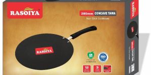Rasoiya Plus 280Dia 3mm Thickness Aluminum Non Stick Concave Tawa