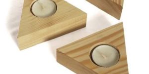 Wooden Tealight Candle Holder