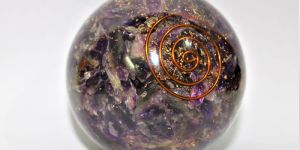Amethyst Orgone Sphere Ball