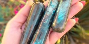 Labradorite Healing Smooth Massage Wand