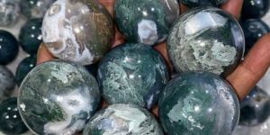 Moss Agate Sphere Ball