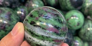 Ruby Zoisite Sphere Ball
