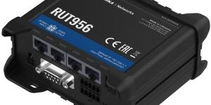 Industrial Dual SIM 4G Router RS232 RS485 Ethernet WiFi IO RUT956