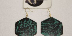 Printed Brass Earring Custom Brass Earring from Tradnary