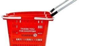 Plastic Shopping Trolley Cart