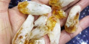 Natural Citrine Rough Points Gemstone