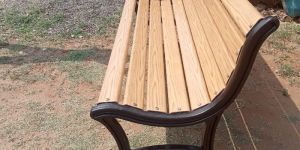 cast iron garden bench.