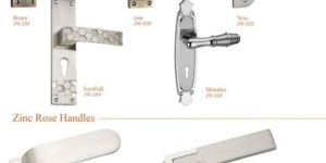 Zinc Rose Mortise Lock