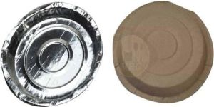 Silver Foil Paper Plate